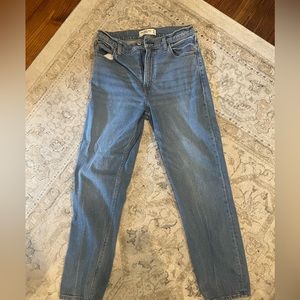 Abercrombie high rise mom jeans